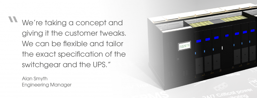 Advantages of modular - quote from Alan Smyth, Engineering Manager